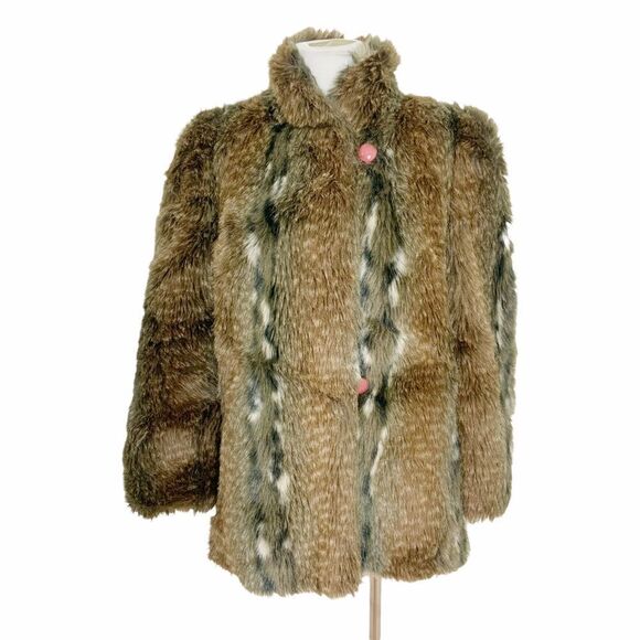 Vintage Intrigue Faux Fur Jacket - Picture 1 of 12